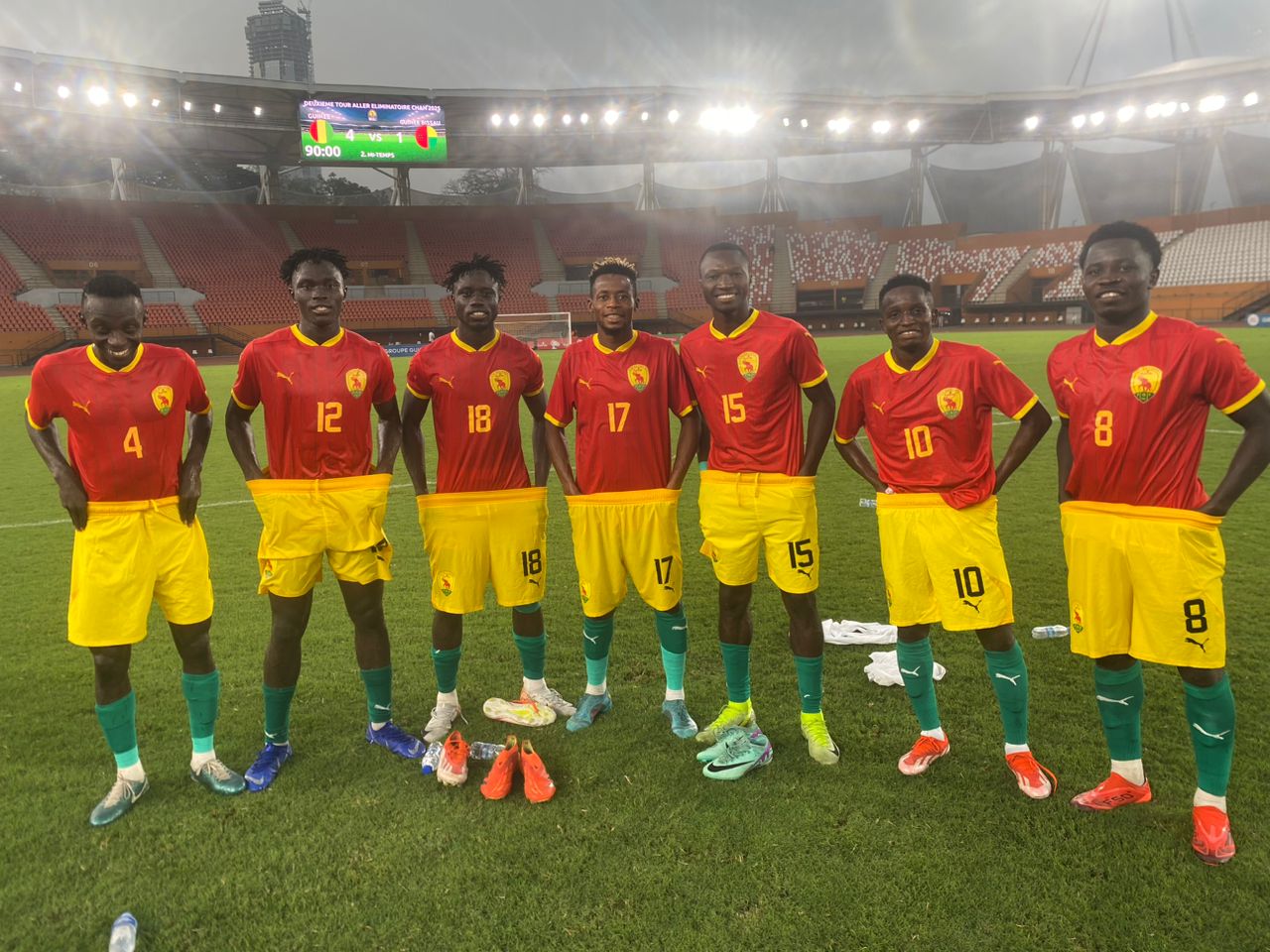 Elim CHAN 2025: Large vainqueur des Djourtous, le Syli proche de la qualif!