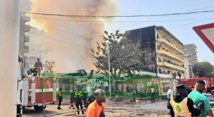 Retour sur l’incendie à Kaloum : les victimes s’expriment sur les pertes enregistrées