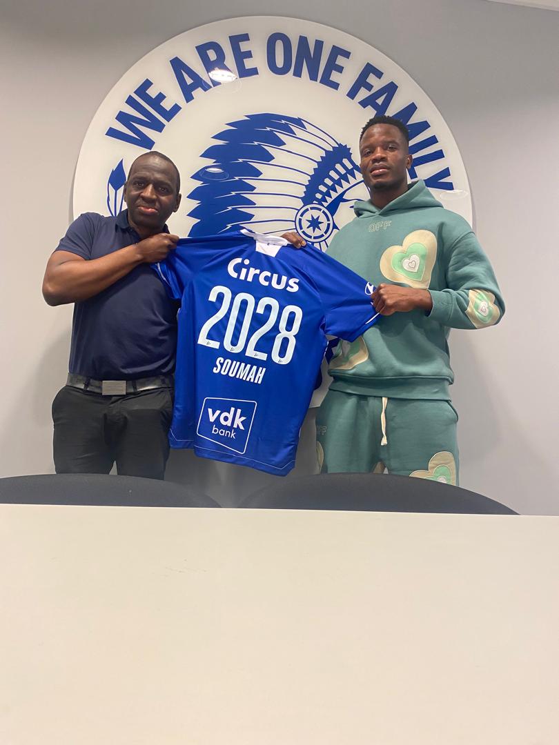 Jupiter Pro League-AS Kaloum: Mohamed Soumah dit « Piqué » signe un contrat de 3 ans avec la Gantoise!
