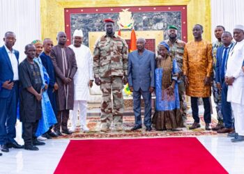 Nouvelle Constitution : le panel d’experts pour la relecture reçu par le Général Doumbouya